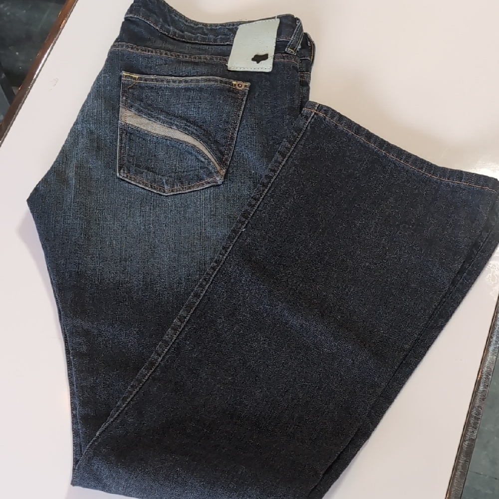 Fox Women's Boot Cut Jeans - Dark Blue